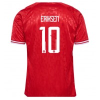 Danmark Christian Eriksen #10 Fotballklær Hjemmedrakt EM 2024 Kortermet